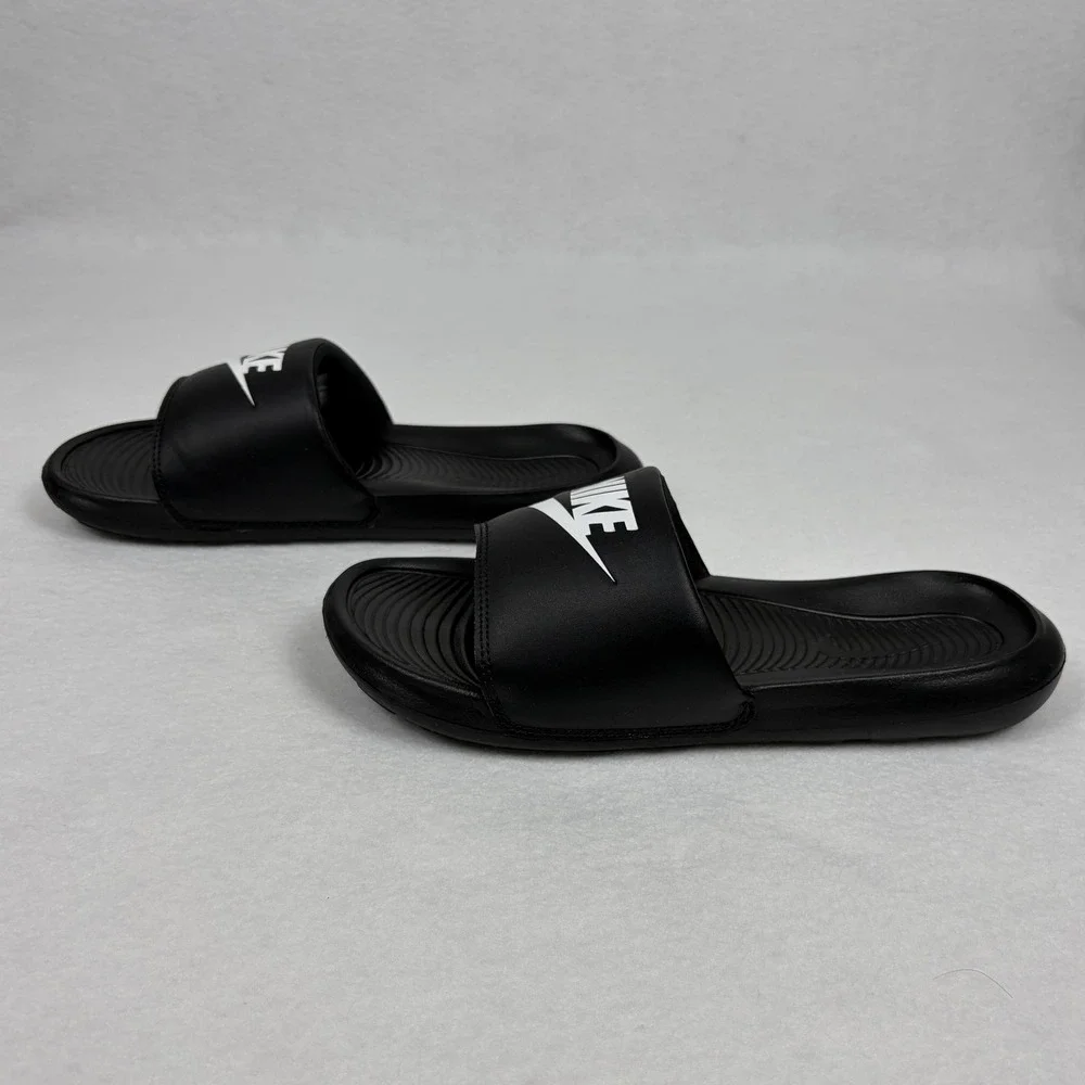 Nike Victori One Mens Slide Sandals Black White CN9675-002 Size 8